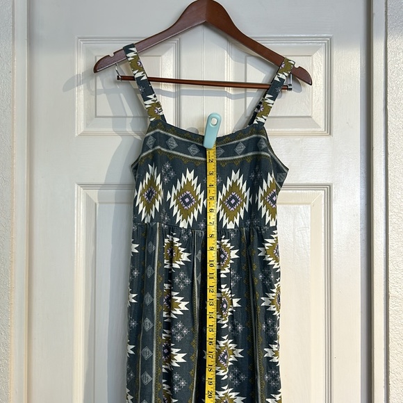 Southwest Linen Cotton Tank Dress - Picture 10 of 10